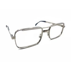 Filos Prestige Tyrant Vintage Rare Gunmetal Silver Eyeglasses Frames 54-20 Italy